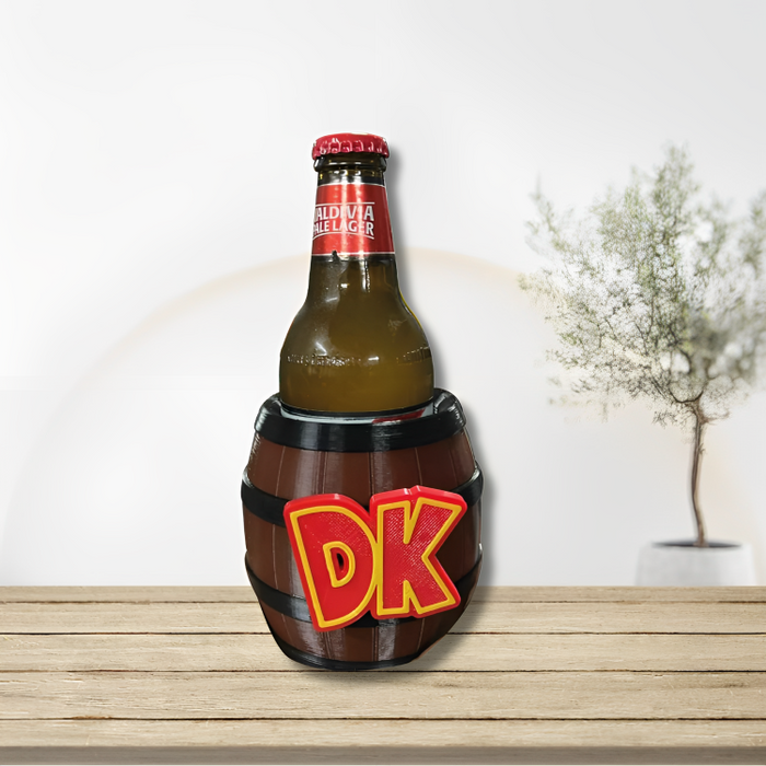 Porta Cerveza Barril Donkey Kong