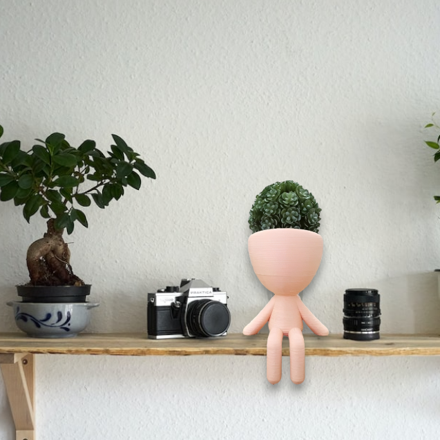 Maceta Boby Pose Piernas Colgando