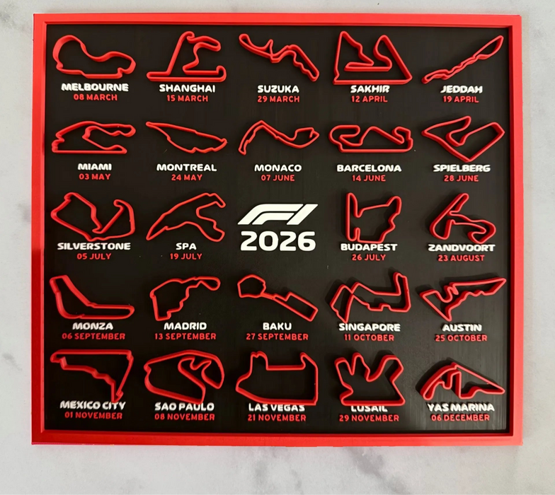 Calendario F1 2026