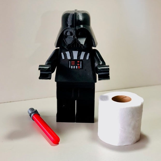 Porta Papel Higiénico Darth Vader + Letrero
