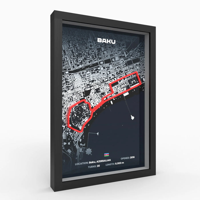 Poster 3D de las pistas de Formula 1