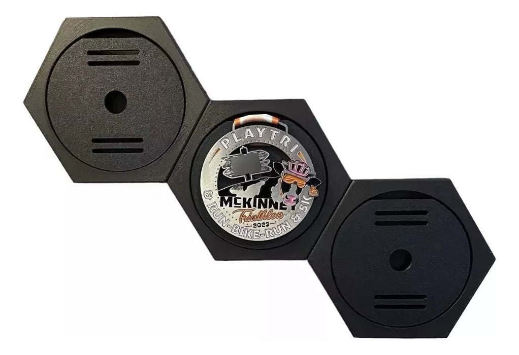 Porta Medalla Hexagonal