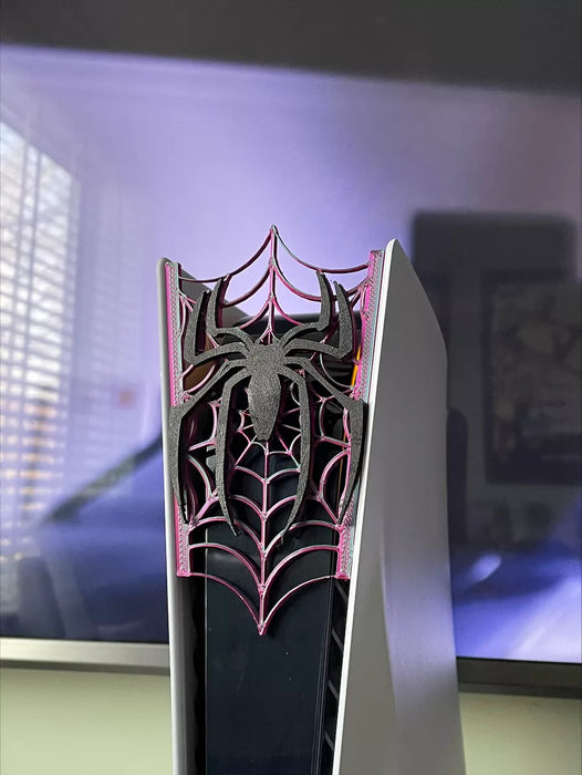 Cubierta Para Placa Frontal De Ps5 Modelo Spiderman