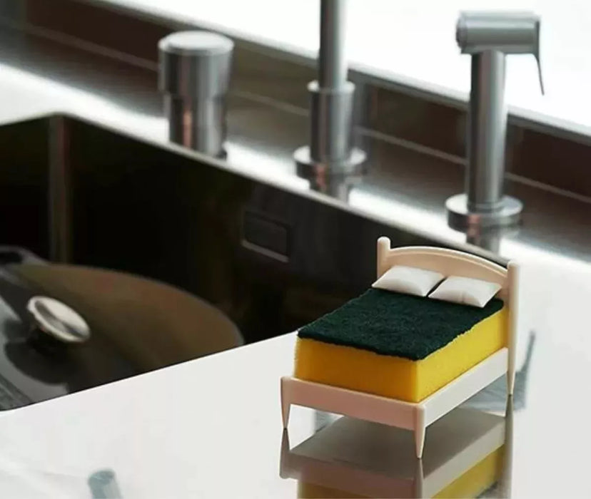 Porta Esponja En Forma De Cama