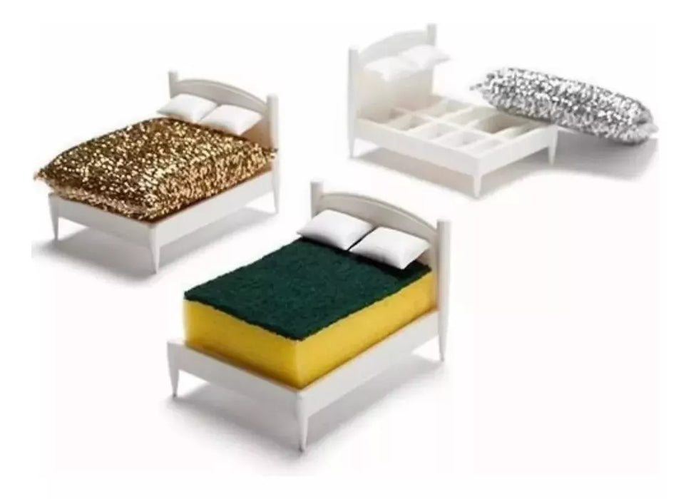 Porta Esponja En Forma De Cama