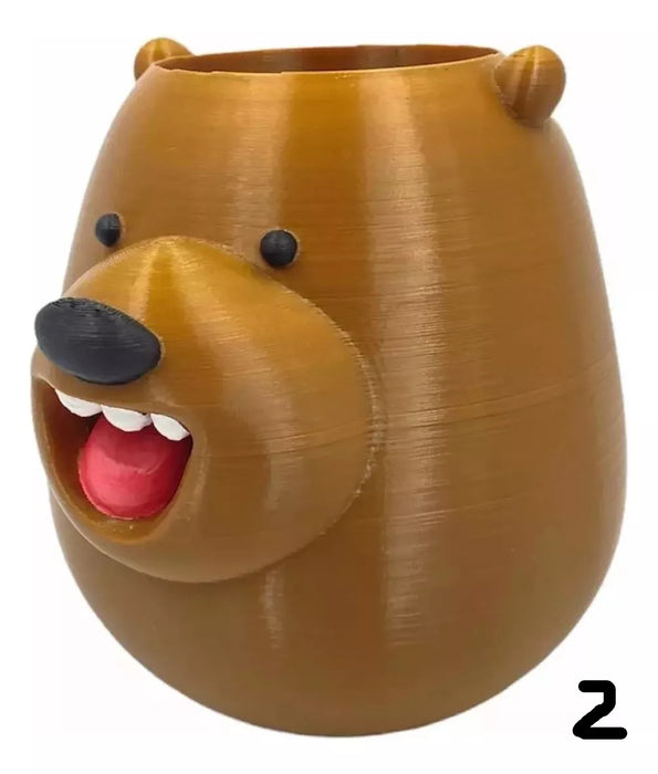 Portalápices o Maceta Osos Escandalosos