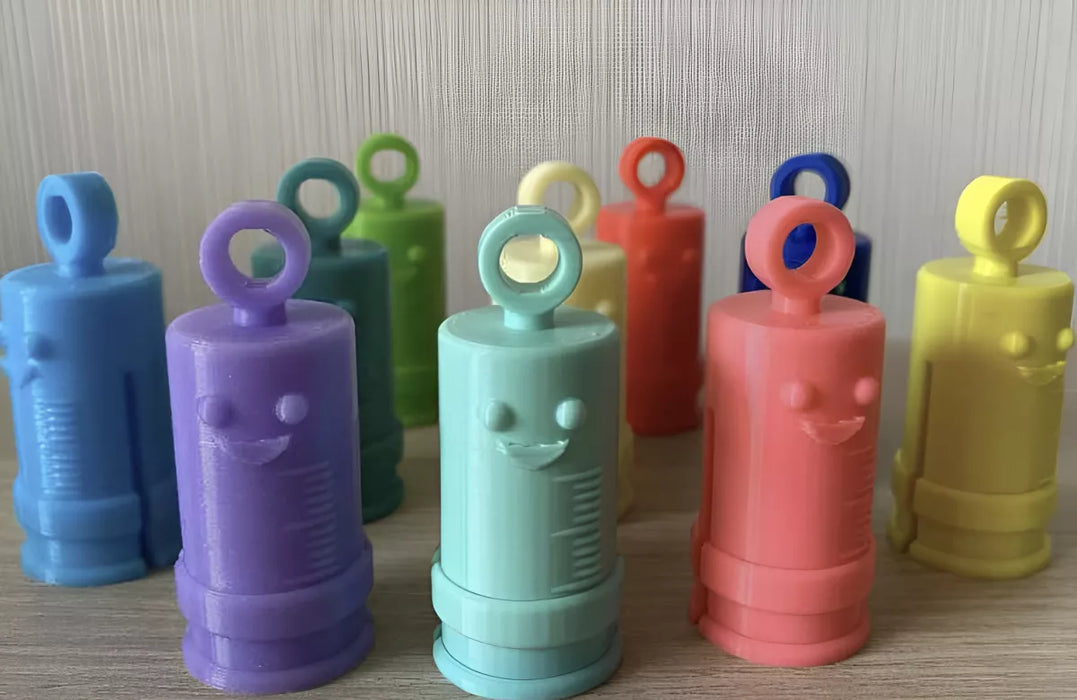 Llavero Rompe Ampolla, Modelo Jeringa