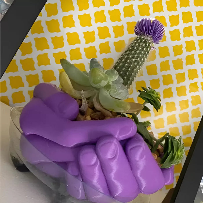 Porta Objetos O Maceta Modelo Manos