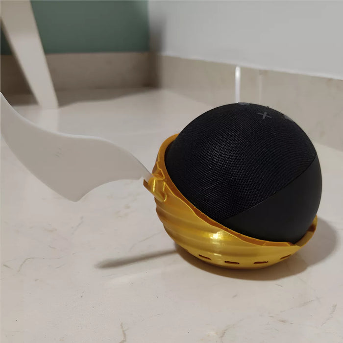 Porta Alexa Echo Dot 4 O 5 Generación Snitch Dorada