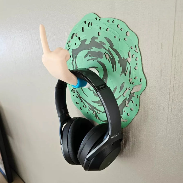 Soporte De Audifonos Rick And Morty Portal