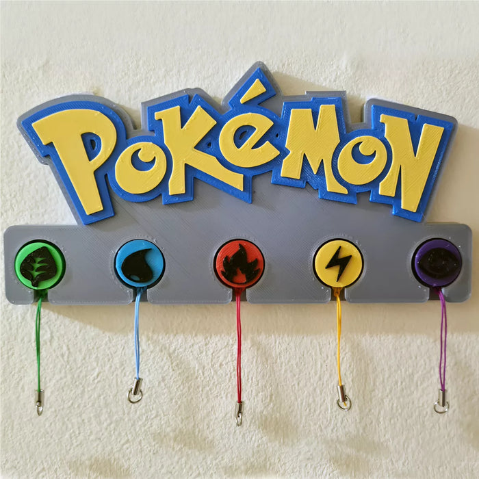 Porta Llaves Magnético Logo Pokémon