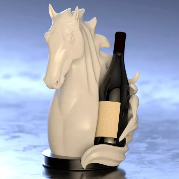 Porta Vino Modelo Caballo