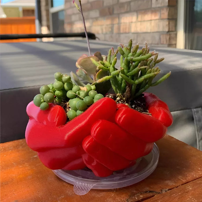 Porta Objetos O Maceta Modelo Manos