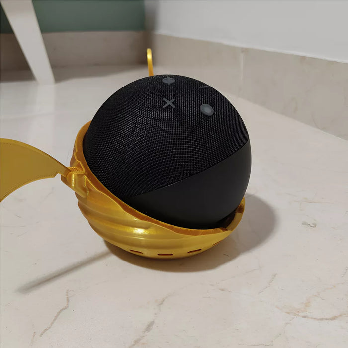 Porta Alexa Echo Dot 4 O 5 Generación Snitch Dorada