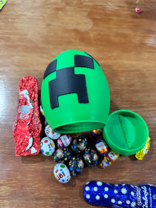 Canasta + Alcancía Minecraft