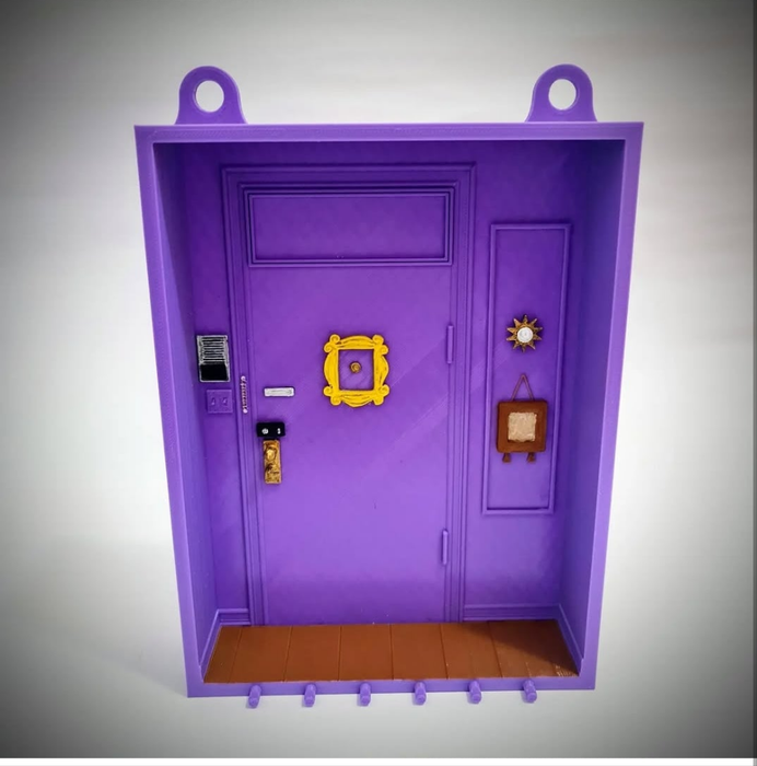 Porta Llaves Modelo Puerta Friends