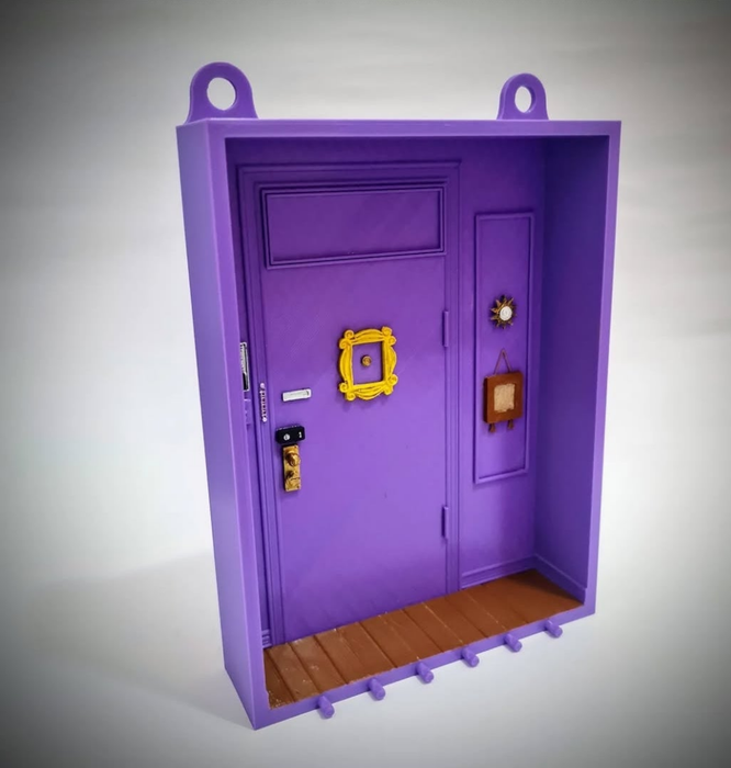 Porta Llaves Modelo Puerta Friends