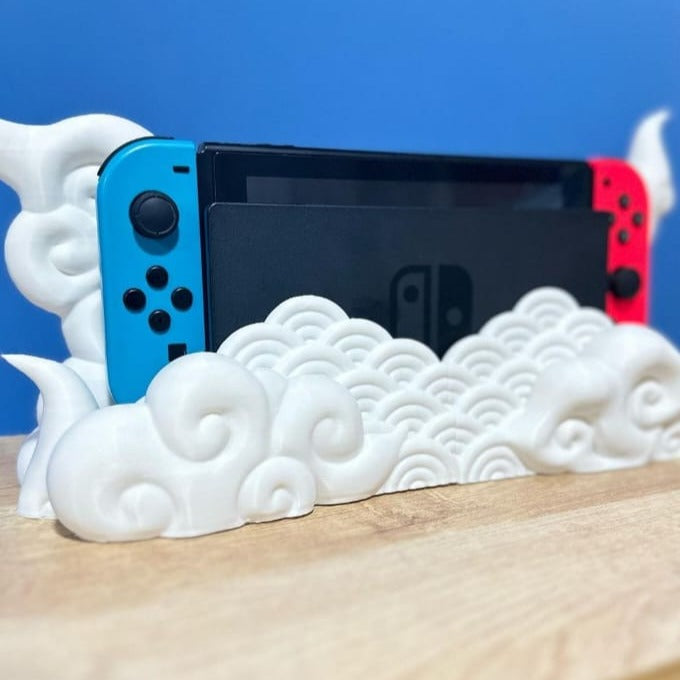 Deco Dock Nintendo Switch Modelo Nube