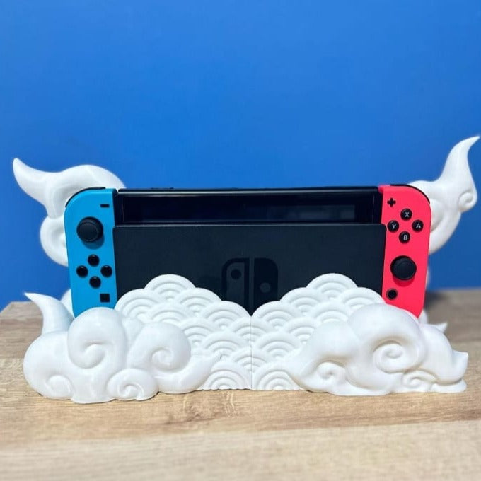 Deco Dock Nintendo Switch Modelo Nube