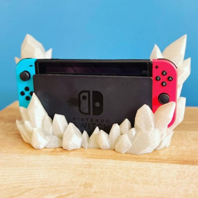 Deco Dock Nintendo Switch Modelo Cristal