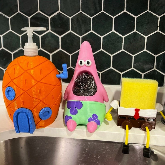 Trio Limpieza Bob Esponja