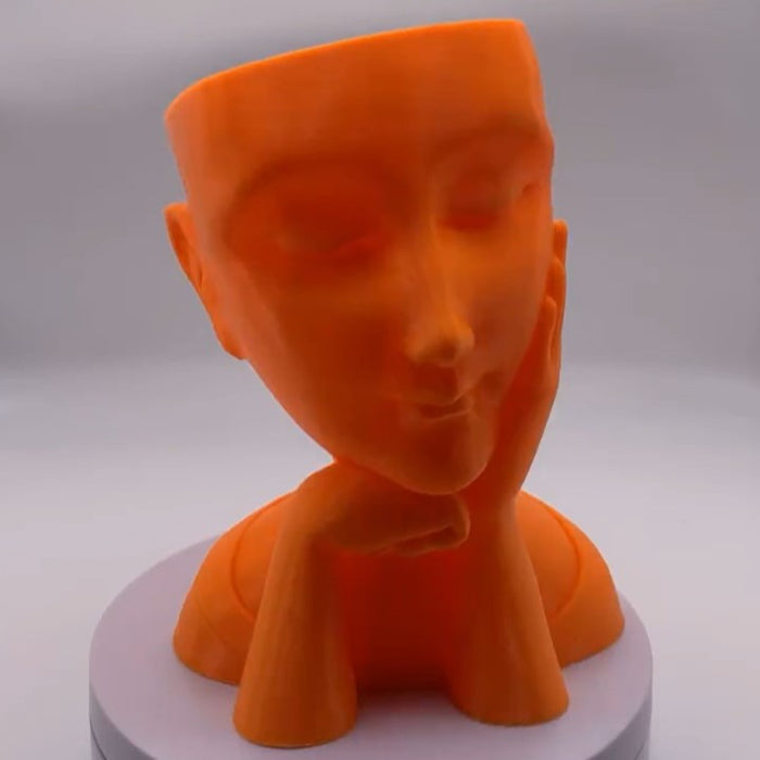 Maceta Mujer Manos Rostro