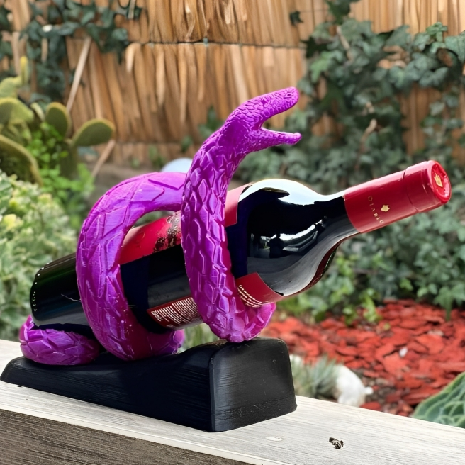 Porta Vino Serpiente