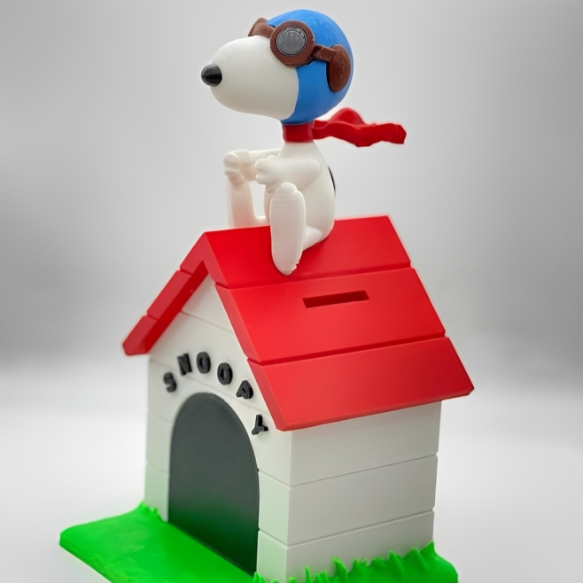 Alcancia Snoopy Modelo Aviador