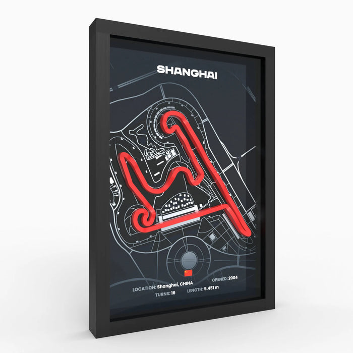 Poster 3D de las pistas de Formula 1