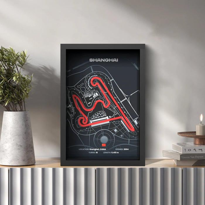 Poster 3D de las pistas de Formula 1