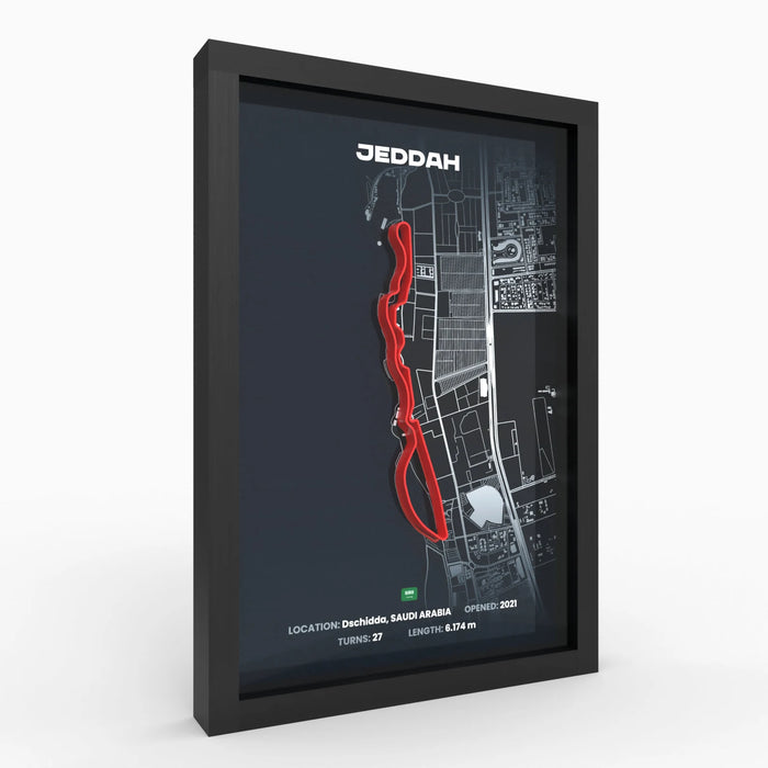 Poster 3D de las pistas de Formula 1