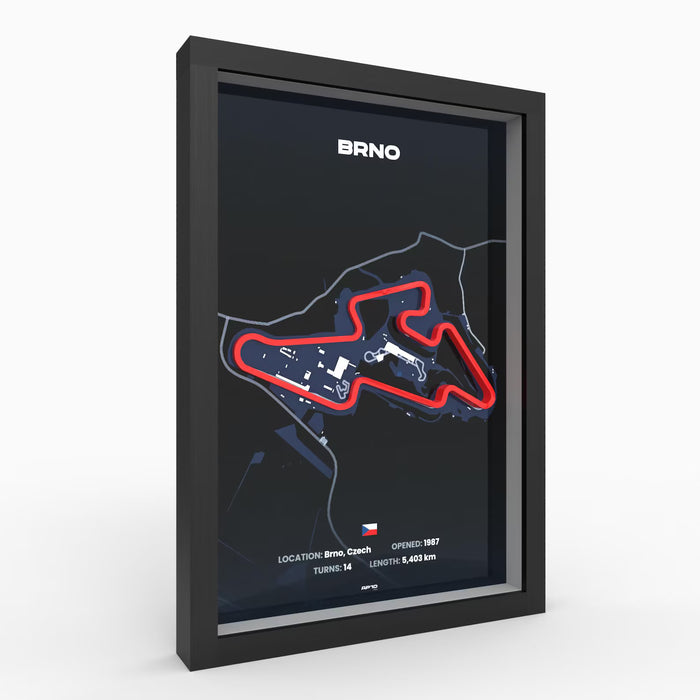 Poster 3D de las pistas de Formula 1