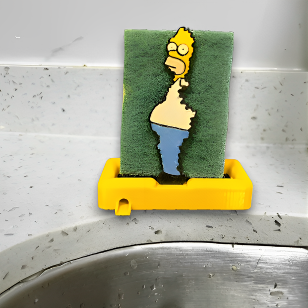 Porta Esponja Homero Simpson