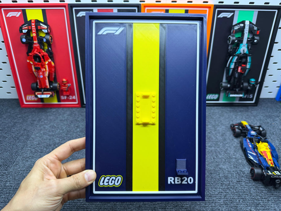 Base Impresa en 3D para Auto de Coleccion  de Formula 1