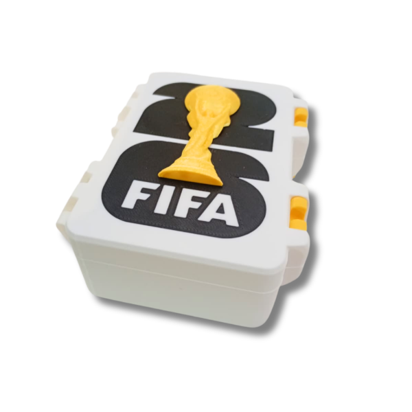 ( OFERTA CYBER)Caja De Figuritas Mundial Fifa 2026 Organizador Estuche
