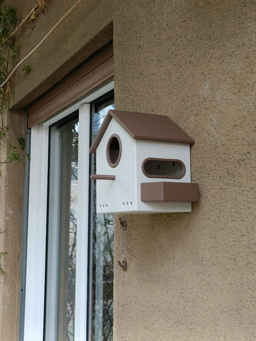 Casa para Pájaros Minimalista – Birdhouse Decorativa para Jardín