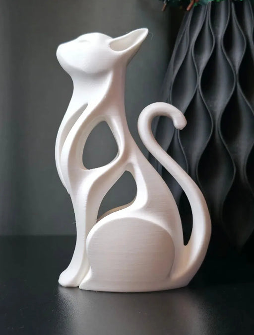 Escultura moderna de Gato impreso en 3D Chile - Figura decorativa personalizada impresa en 3D