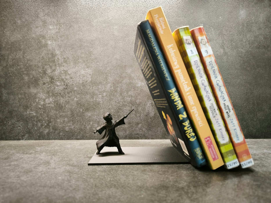 Sujetalibros Harry Potter 3D – Decoración Mágica para Estantería