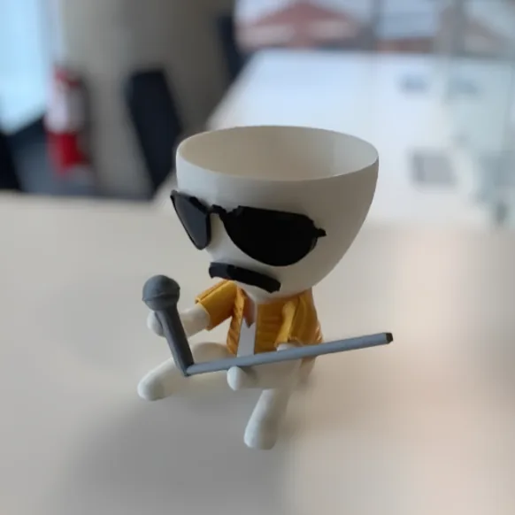 Maceta Fredy impreso en 3D Chile - Figura decorativa personalizada impresa en 3D