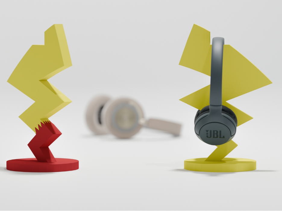 Soporte para audifonos Cola Pikachu