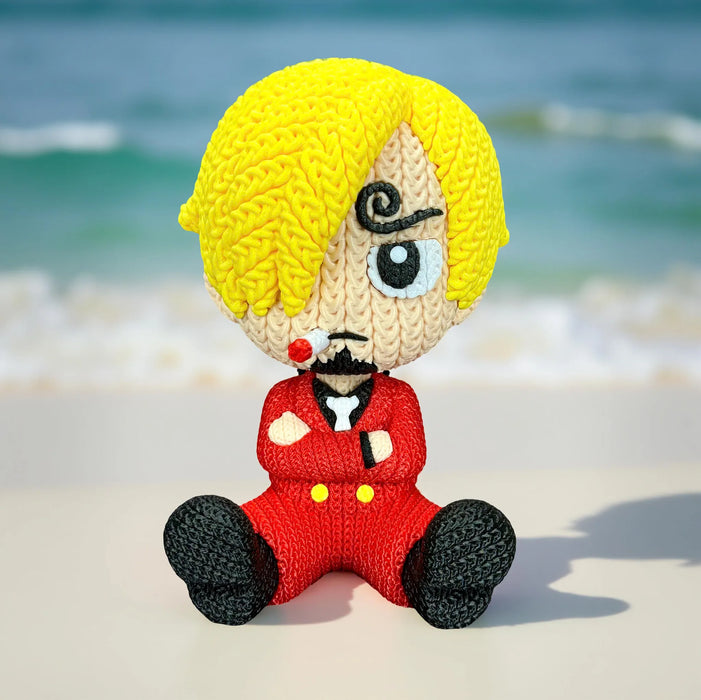 Figura Sanji efecto Crochet - One Piece impreso en 3D Chile - Figura decorativa personalizada impresa en 3D