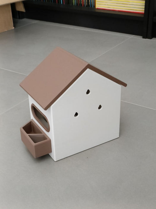 Casa para Pájaros Minimalista – Birdhouse Decorativa para Jardín