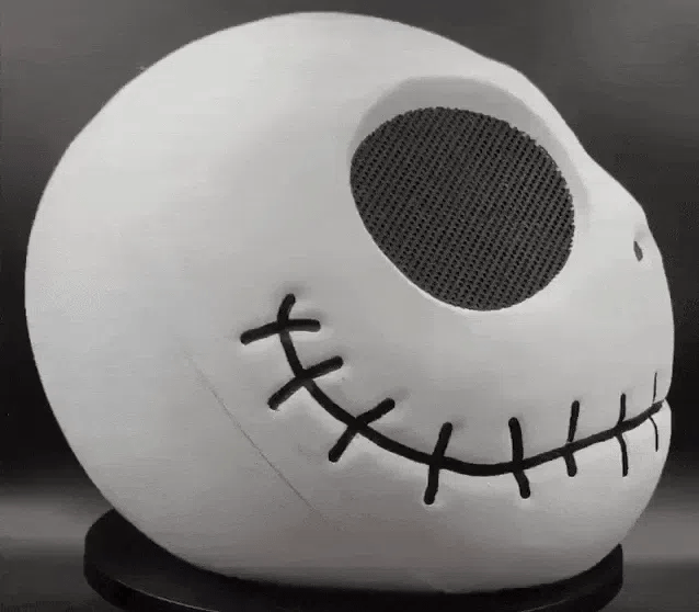 Máscara Jack Skellington Cabeza Completa Cosplay Impresa 3D