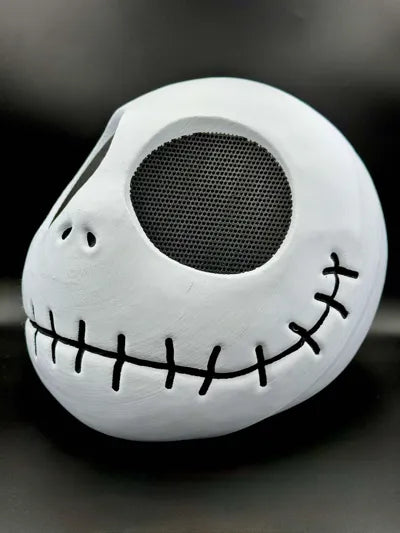 Máscara Jack Skellington Cabeza Completa Cosplay Impresa 3D