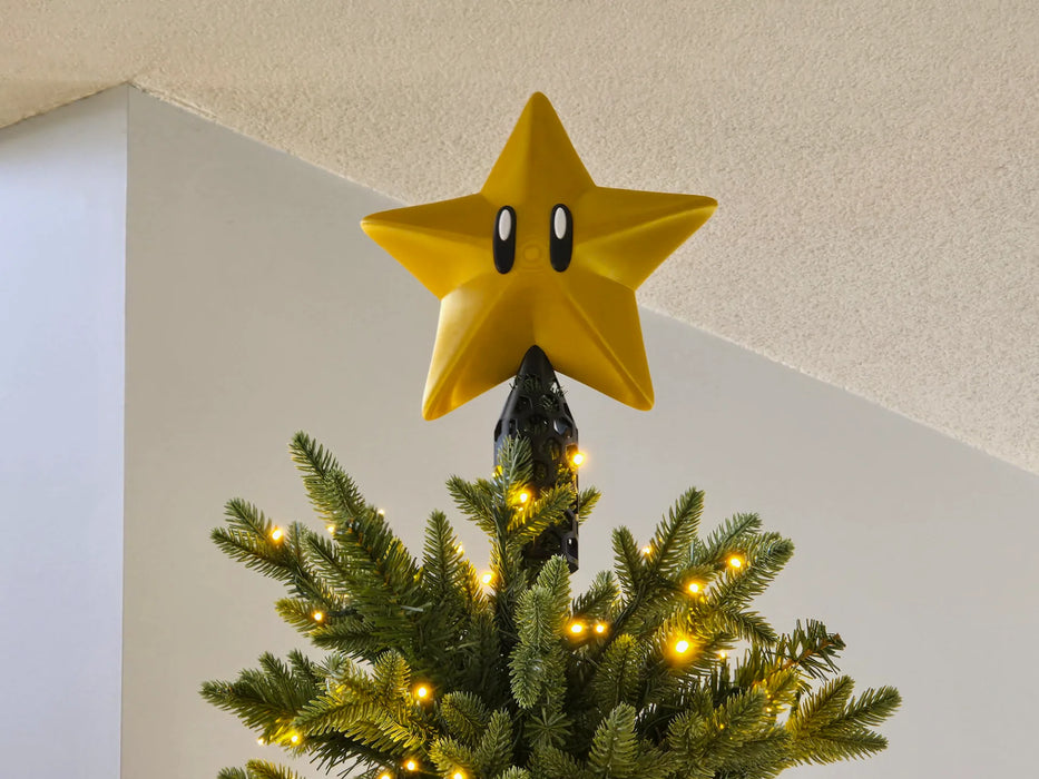 Adorno navideño para árbol de Navidad con estrella de Mario 64 impreso en 3D Chile - Figura decorativa personalizada impresa en 3D