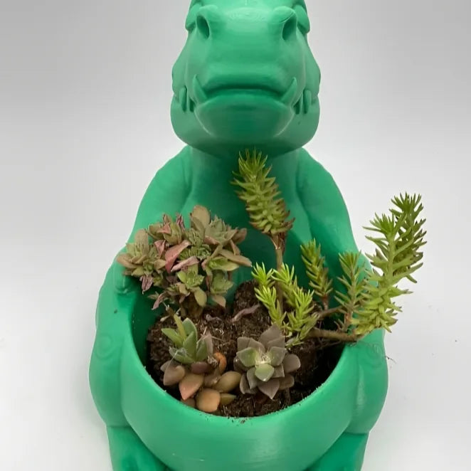 Maceta Dinosaurio impreso en 3D Chile - Figura decorativa personalizada impresa en 3D