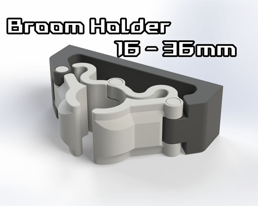 Soporte para Escoba – Gancho Ajustable de Pared