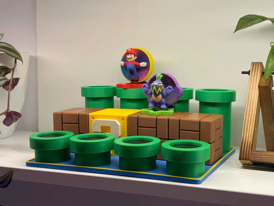 STAND para juguetes de McDonalds de Super Mario Galaxy impreso en 3D Chile - Figura decorativa personalizada impresa en 3D