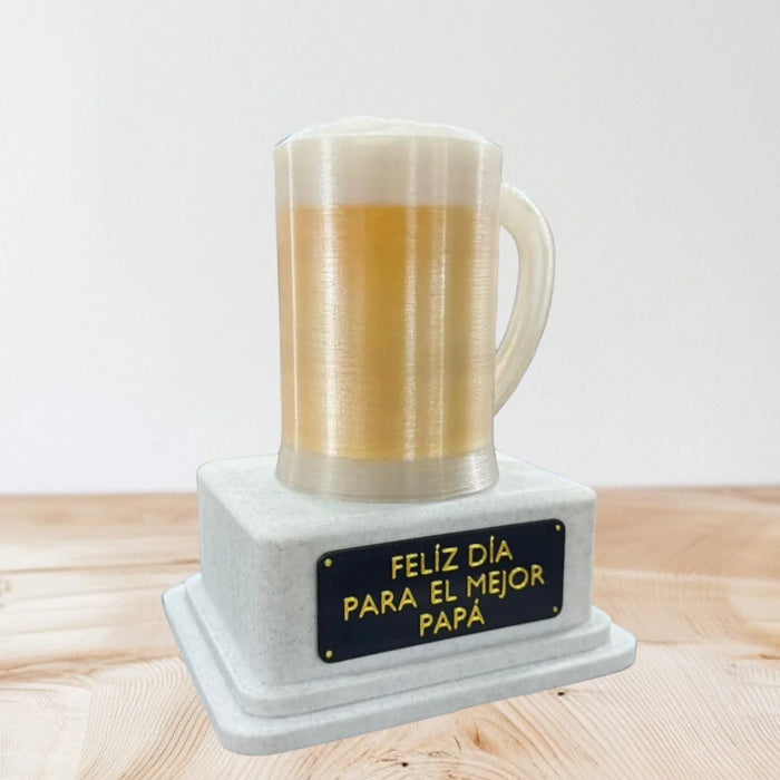 Trofeo Shopero día del Papá impreso en 3D Chile - Figura decorativa personalizada impresa en 3D