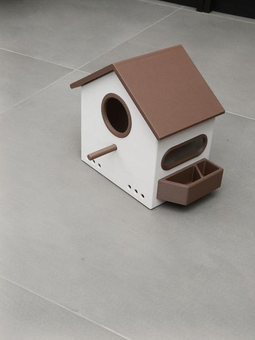 Casa para Pájaros Minimalista – Birdhouse Decorativa para Jardín